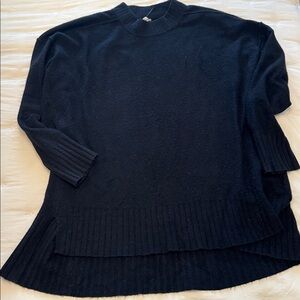 Free People tunic  Black Sweater wool